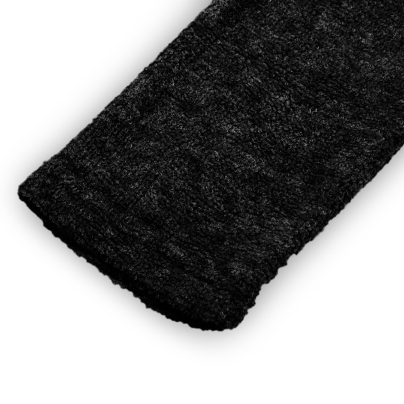 Black Cowl Neck Winter Pullover - Picture 3 of 8